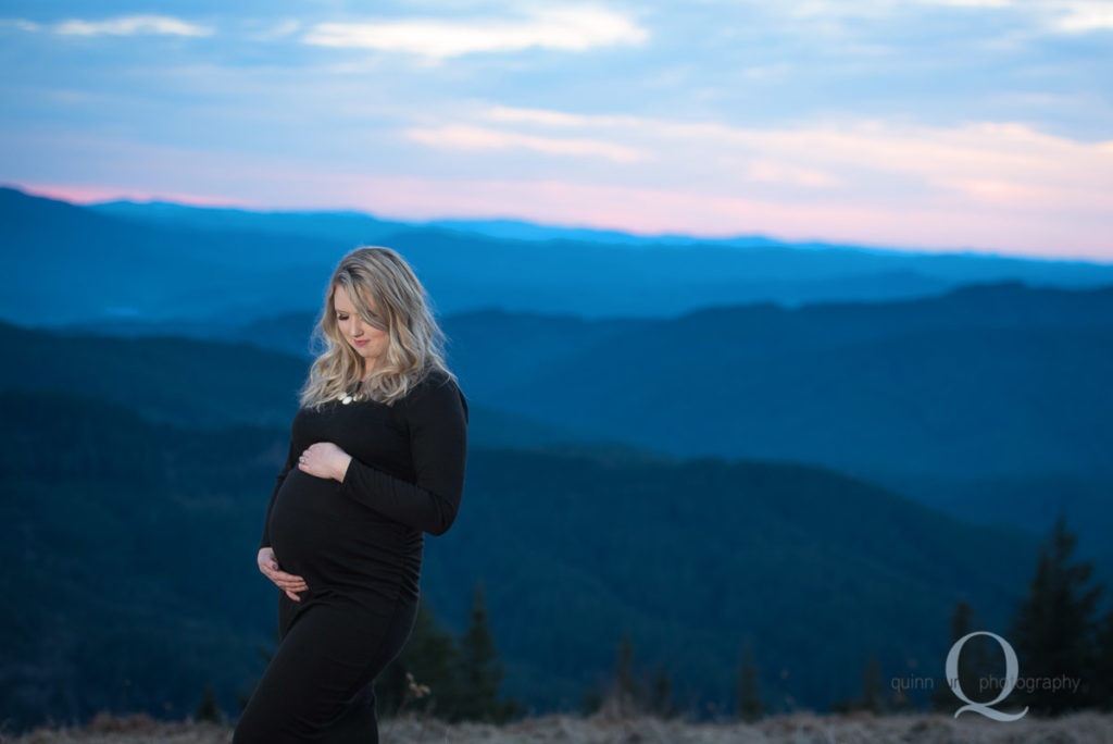 Mary's Peak Maternity Salem Corvallis Oregon Photographer