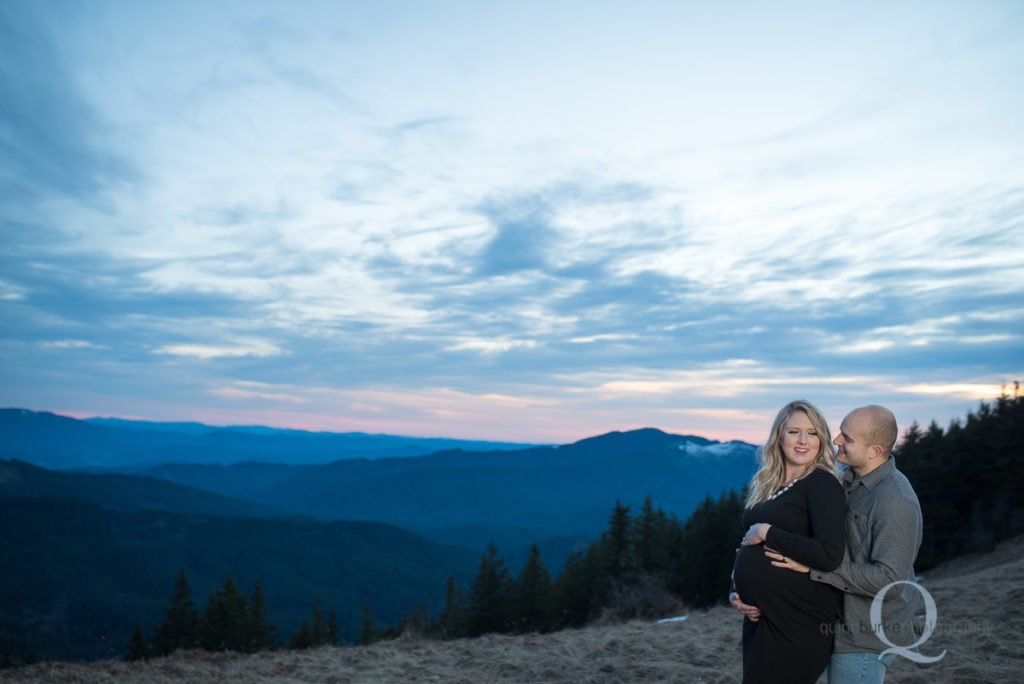 Mary's Peak Maternity Salem Corvallis Oregon Photographer